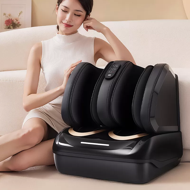 High Quality New Design 3D Kneading Shiatsu Foot Massager with Heat thumbnail 2
